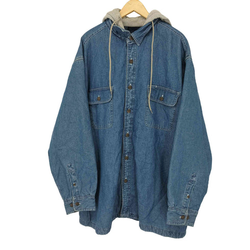 ピューリタン PURITAN 裏地フリースフーデッドデニムジャケット メンズ import:XL