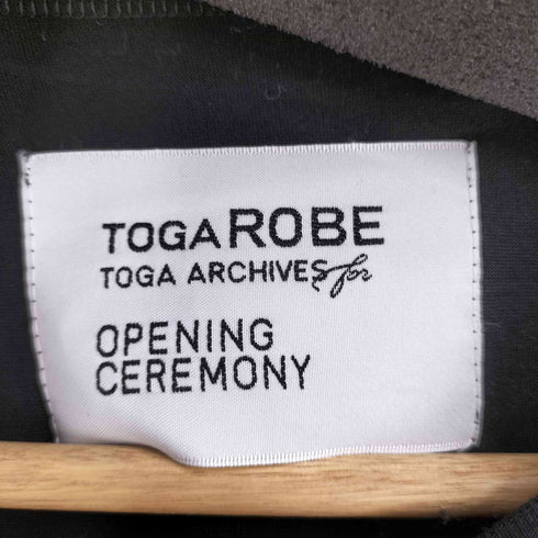 トーガローブオーガアーカイブスオープニングセレモニー TOGA ROBE TOGA ARCHIVES for OPENING CEREMONY ボートネック メッシュリボン ノースリーブカットソー レディース 0S