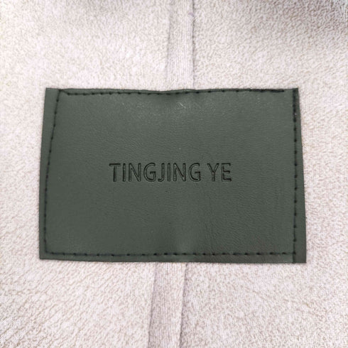 田景野 TIANJINGYE ファーカラー フェイクムートンジャケット レディース
