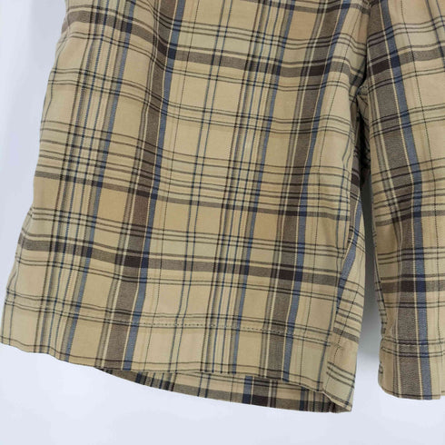 トミーヒルフィガー TOMMY HILFIGER 00S ボタンフライ チェック ショーツ メンズ 32inch