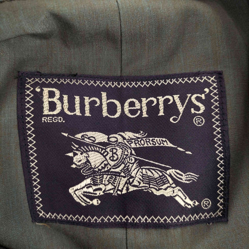バーバリーズ BURBERRYS 比翼 ステンカラーコート メンズ import:L