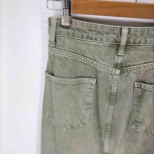 ザラ ZARA フロントスリットデニムミディスカート レディース JPN:XS