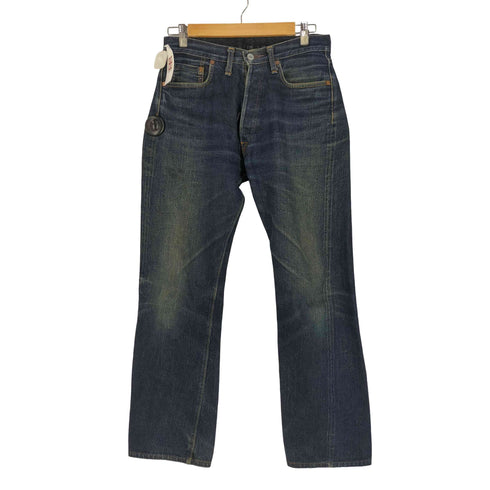 ドゥニーム Denime 906 Vステッチ リベット セルビッジ デニム ヒゲ メンズ W31/L36