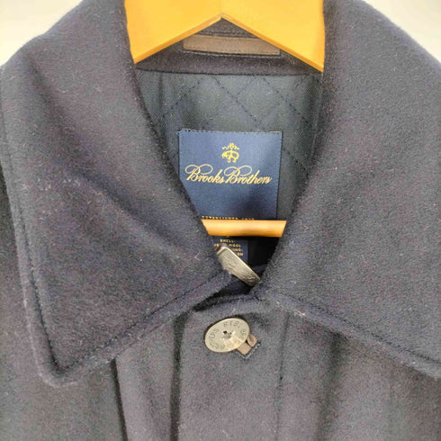 ブルックスブラザーズ BROOKS BROTHERS LORO PIANA RAIN SYSTEM SPORT FABRIC 裏地キルティング ウール ハーフコート メンズ import:S