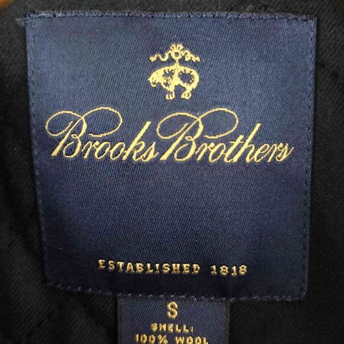 ブルックスブラザーズ BROOKS BROTHERS LORO PIANA RAIN SYSTEM SPORT FABRIC 裏地キルティング ウール ハーフコート メンズ import:S