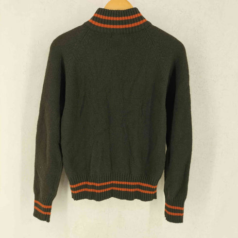 ウール100 リブライン ドライバーズニット メンズ import:M