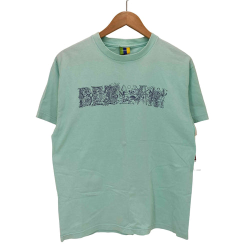 フロントプリント クルーネック Tシャツ メンズ import:M