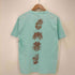 フロントプリント クルーネック Tシャツ メンズ import:M