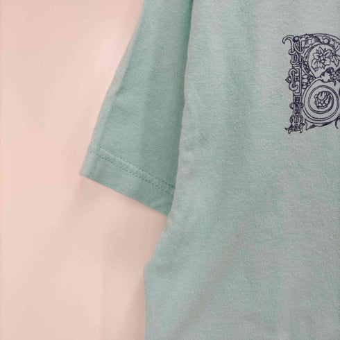 フロントプリント クルーネック Tシャツ メンズ import:M
