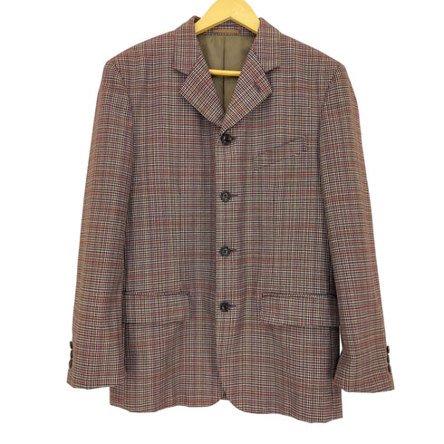 コムデギャルソンオムプリュス COMME des GARCONS HOMME PLUS 96aw モッズ期 traditional archive ガンクラブチェック 切替 シングルブレストジャケット メンズ JPN:M