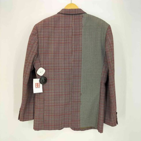 コムデギャルソンオムプリュス COMME des GARCONS HOMME PLUS 96aw モッズ期 traditional archive ガンクラブチェック 切替 シングルブレストジャケット メンズ JPN:M
