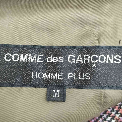 コムデギャルソンオムプリュス COMME des GARCONS HOMME PLUS 96aw モッズ期 traditional archive ガンクラブチェック 切替 シングルブレストジャケット メンズ JPN:M