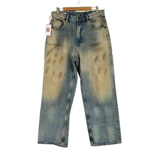 ザラ ZARA ヴィンテージ加工 バギーフィットジーンズ メンズ JPN:42