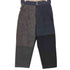 コムデギャルソンオム COMME des GARCONS HOMME 21awデニムパッチワーク タックワイドトラウザー メンズ JPN:L