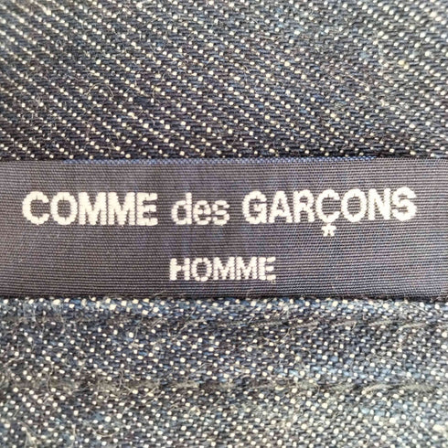 コムデギャルソンオム COMME des GARCONS HOMME 21awデニムパッチワーク タックワイドトラウザー メンズ JPN:L