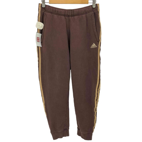 アディダス adidas エッセンシャルズ プラス レギュラーフィット スリーストライプス フレンチテリー カフパンツ メンズ L