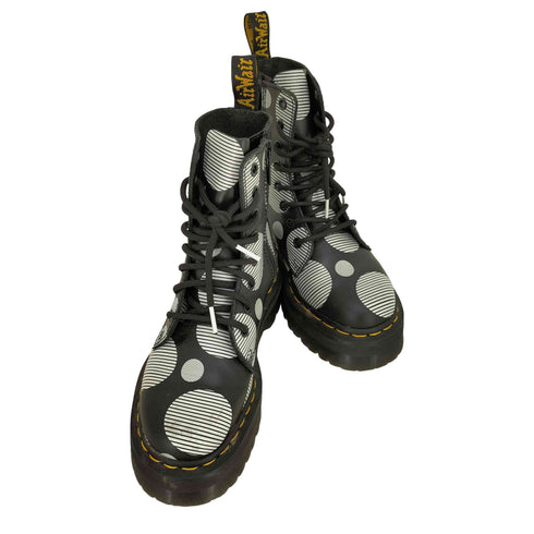 ドクターマーチン Dr.Martens JADON POLKA DOT 8ホール ブーツ レディース EUR:36