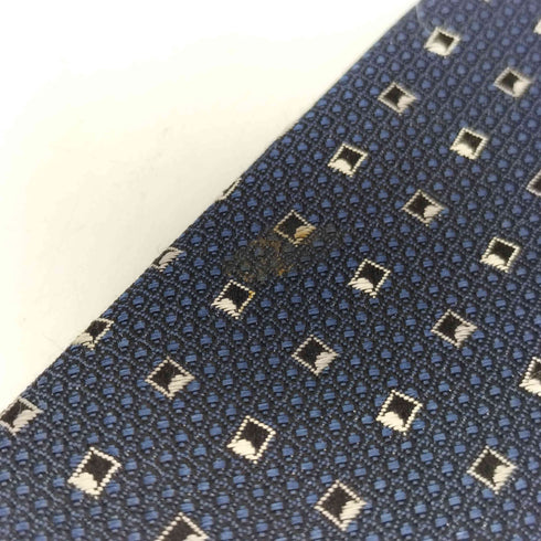 イヴサンローラン Yves Saint Laurent 90-00S OLD MADE IN FRANCE フランス製 絹 シルク 100% 総柄 ネクタイ メンズ