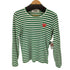 プレイコムデギャルソン PLAY COMME des GARCONS AD2022 ワンポイント・レッド・ハート ロングボーダーTシャツ メンズ M