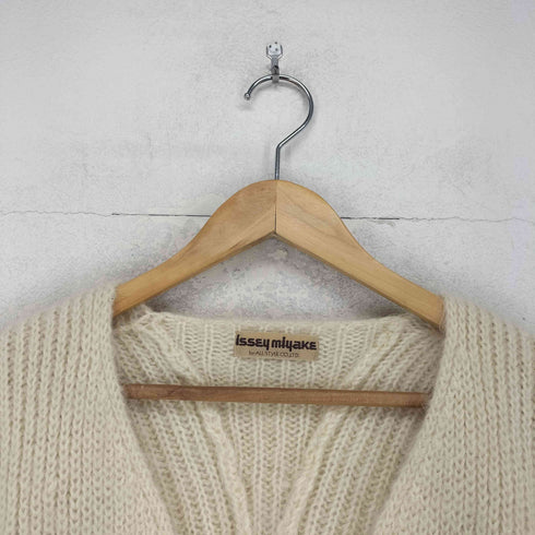 イッセイミヤケ ISSEY MIYAKE 70S ハイゲージニット カーディガン レディース