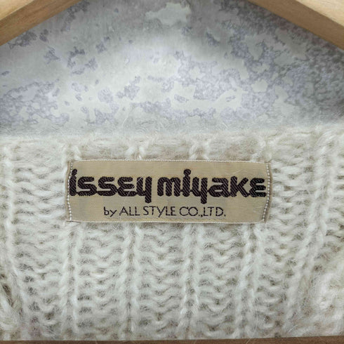イッセイミヤケ ISSEY MIYAKE 70S ハイゲージニット カーディガン レディース