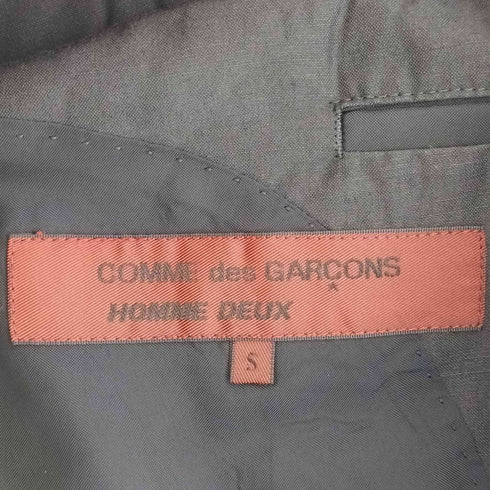 コムデギャルソンオムドゥ COMME des GARCONS HOMME DEUX 90s モヘア混 2B テーラードジャケット メンズ JPN:S