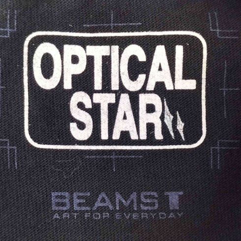 ビームスティー BEAMS T ×OPTICAL STAR 25SS 両面プリントTシャツ レディース JPN:XS