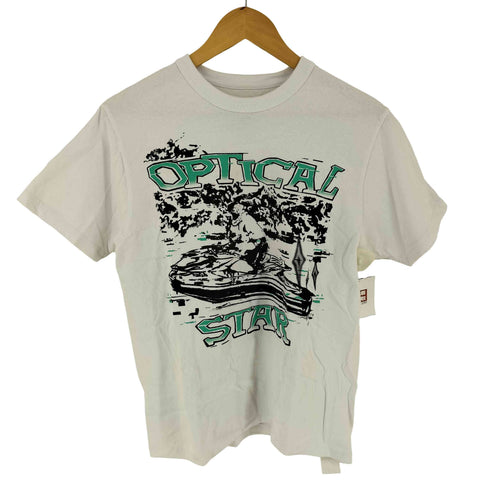 ビームスティー BEAMS T ×OPTICAL STAR 25SSグラフィックプリントTシャツ レディース JPN:XS