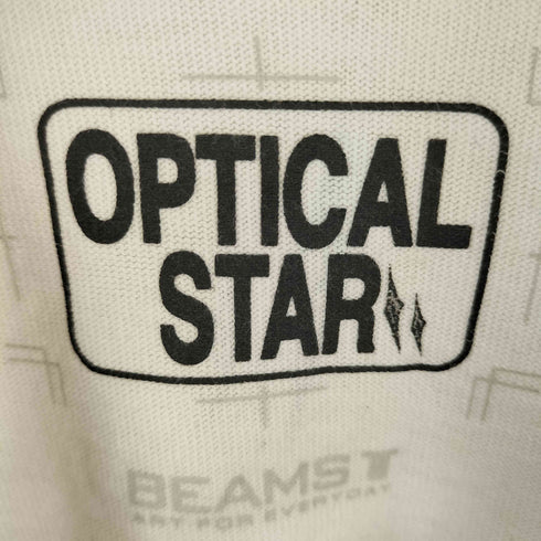 ビームスティー BEAMS T ×OPTICAL STAR 25SSグラフィックプリントTシャツ レディース JPN:XS
