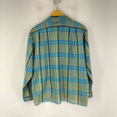 ペニーズタウンクラフト PENNEYS TOWNCRAFT 60S オープンカラー チェック L/S シャツ メンズ import:XL