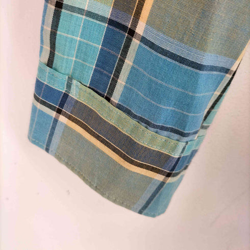 ペニーズタウンクラフト PENNEYS TOWNCRAFT 60S オープンカラー チェック L/S シャツ メンズ import:XL