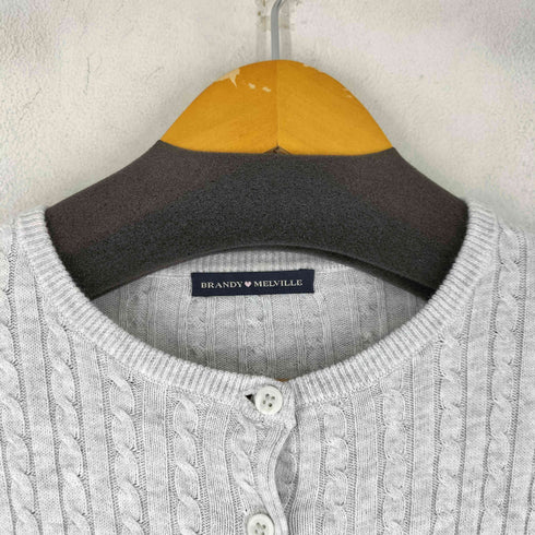 BRANDY MELVILLE ケーブルニット カーディガン レディース 160/84A