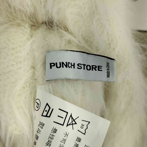 PUNCH STORE シャギーニット フーディ レディース