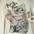 PUNCH STORE キャットプリント ニット カットソー レディース JPN:S