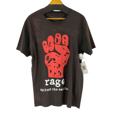 フロントプリント バンドTシャツ メンズ import:XL