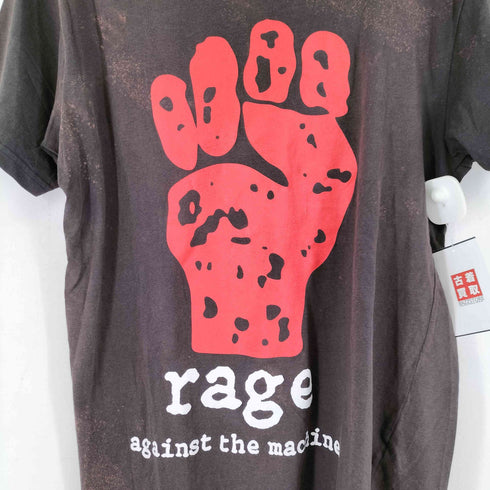 フロントプリント バンドTシャツ メンズ import:XL