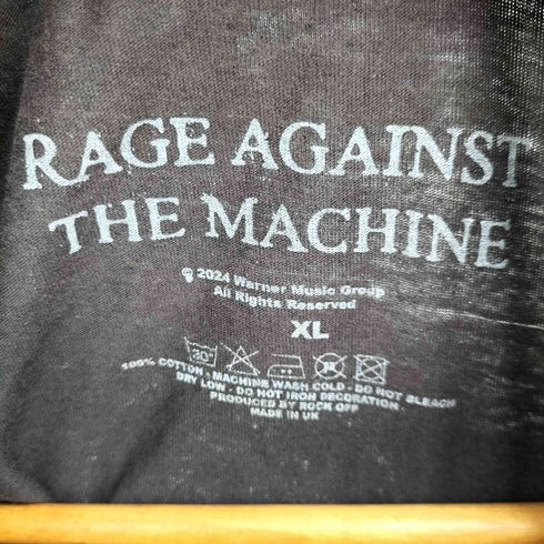 フロントプリント バンドTシャツ メンズ import:XL