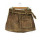 VIA PITTI ベルテッド フェイクレザースカート レディース
