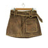 VIA PITTI ベルテッド フェイクレザースカート レディース
