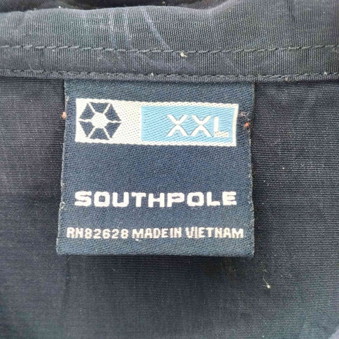 サウスポール SOUTHPOLE 00s シャドウプリント L/S シャツ メンズ XXL