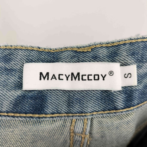 MACYMCCOY ワイド デニム カーゴパンツ レディース JPN:S