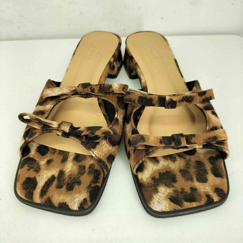 JUZE レオパード パンプス レディース JPN:S
