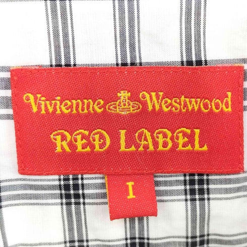 ヴィヴィアンウエストウッドレッドレーベル Vivienne Westwood RED LABEL チェック ブラウス レディース 1