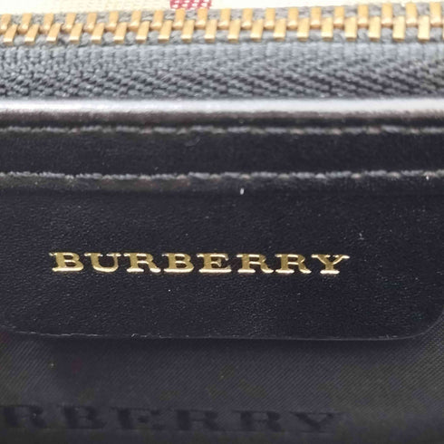 バーバリー BURBERRY 裏地ノバチェック レザー ショルダーバッグ レディース