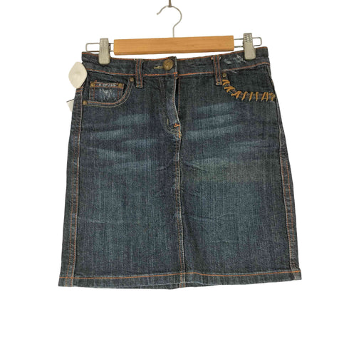 LOVE CAMOMILLA ウエスタンデザイン デニムスカート レディース