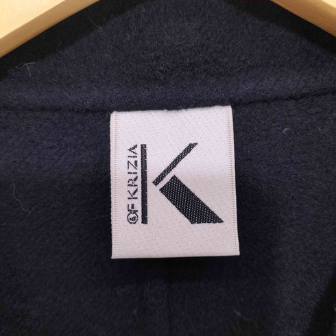 ケイオブクリッツィア K of KRIZIA ダブルブレステッドウールチェスターコート レディース