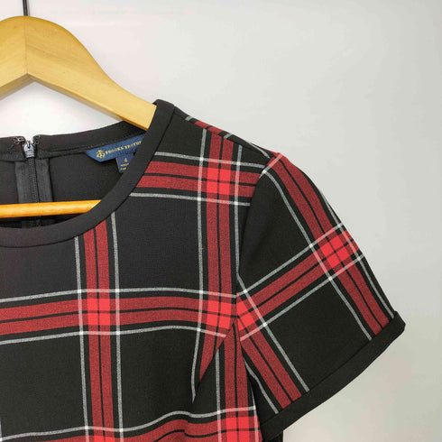 ブルックスブラザーズ BROOKS BROTHERS チェックショートスリーブワンピース レディース JPN:4