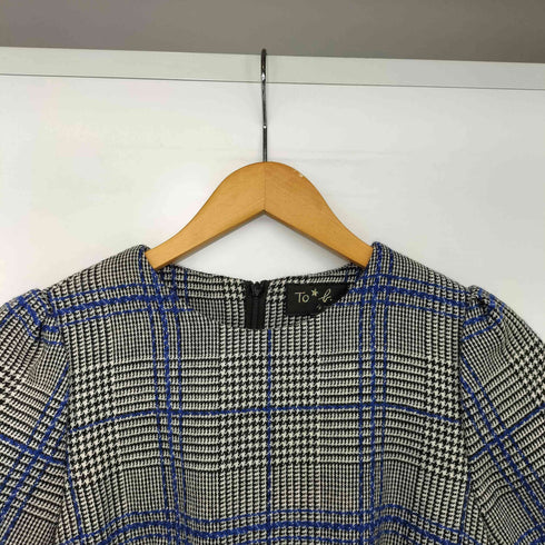 トゥービーバイアニエスベー To b. by agnes b. チェックショートスリーブワンピース レディース JPN:36