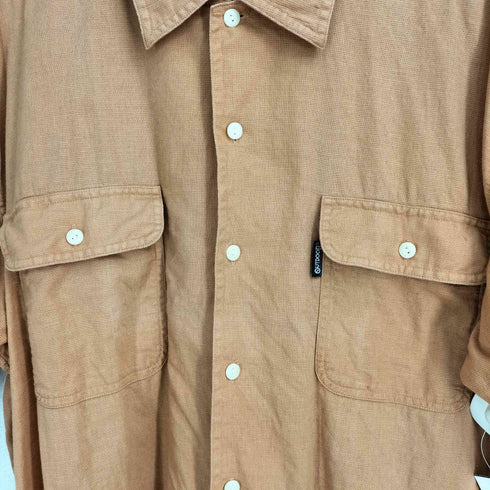 アウトドアプロダクツ OUTDOOR PRODUCTS コットン S/S シャツ メンズ LL