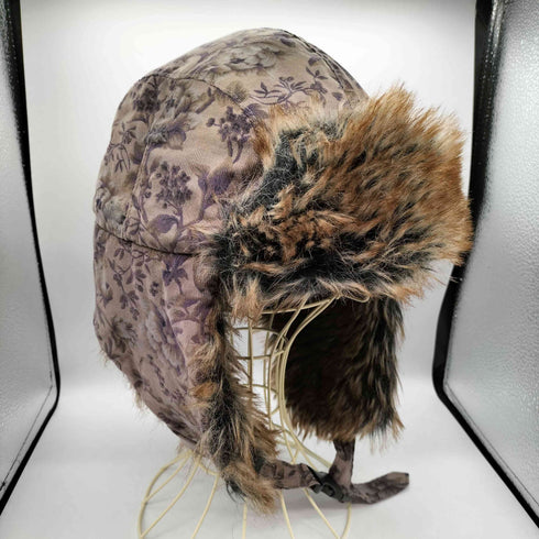 シュプリーム Supreme 12AW Pinwale Cord Trooper Hat 花柄 裏ボア フライト キャップ メンズ